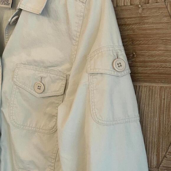 L.L. Bean Women's Utility Jacket Beige Size PM Outdoors - Picture 3 of 8